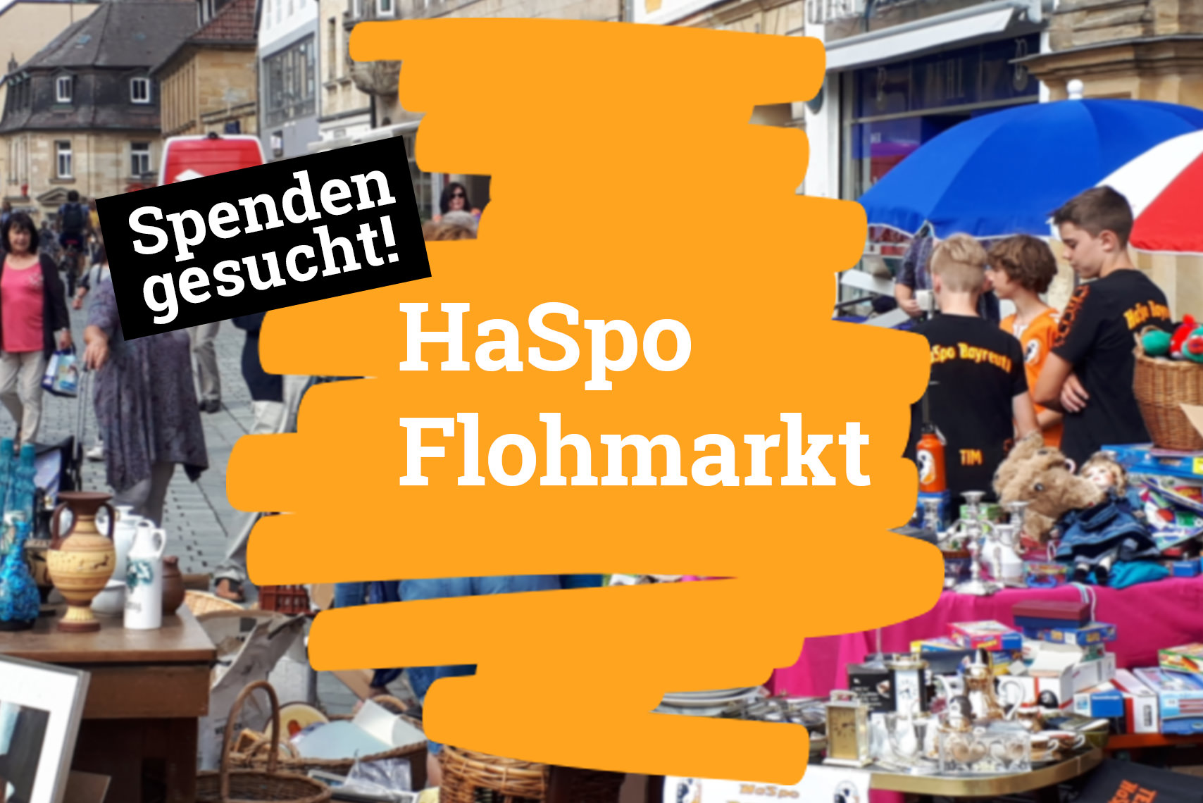 HaSpo Flohmarkt am 03. Juni 23- Spenden gesucht!